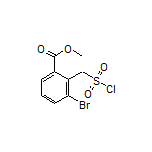 Methyl 3-Bromo-2-[(chlorosulfonyl)methyl]benzoate