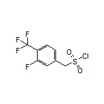 [3-Fluoro-4-(trifluoromethyl)phenyl]methanesulfonyl Chloride