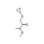 2-Cyclopropoxy-N-methoxy-N-methylacetamide