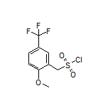[2-Methoxy-5-(trifluoromethyl)phenyl]methanesulfonyl Chloride