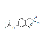 [2-Fluoro-4-(trifluoromethoxy)phenyl]methanesulfonyl Chloride
