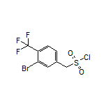 [3-Bromo-4-(trifluoromethyl)phenyl]methanesulfonyl Chloride