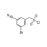 (3-Bromo-5-cyanophenyl)methanesulfonyl Chloride