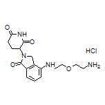 3-[4-[[2-(2-Aminoethoxy)ethyl]amino]-1-oxoisoindolin-2-yl]piperidine-2,6-dione Hydrochloride