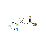 3-Methyl-3-(1H-1,2,4-triazol-1-yl)butanoic Acid