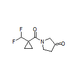 1-[1-(Difluoromethyl)cyclopropanecarbonyl]pyrrolidin-3-one