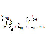 N-[2-[2-(2-Aminoethoxy)ethoxy]ethyl]-2-[[2-(2,6-dioxopiperidin-3-yl)-1,3-dioxoisoindolin-4-yl]oxy]acetamide Trifluoroacetate