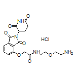 Thalidomide-O-amido-PEG-C2-NH2 HCl
