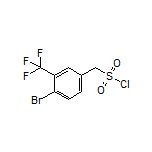 [4-Bromo-3-(trifluoromethyl)phenyl]methanesulfonyl Chloride