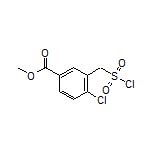 Methyl 4-Chloro-3-[(chlorosulfonyl)methyl]benzoate