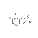 (3-Bromo-2-fluorophenyl)methanesulfonyl Chloride