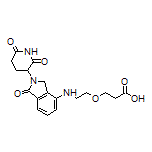 3-[2-[[2-(2,6-Dioxo-3-piperidyl)-1-oxoisoindolin-4-yl]amino]ethoxy]propanoic Acid