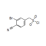 (3-Bromo-4-cyanophenyl)methanesulfonyl Chloride