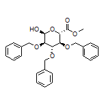 Methyl (2S,3S,4S,5R,6S)-3,4,5-Tris(benzyloxy)-6-hydroxytetrahydro-2H-pyran-2-carboxylate