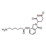 6-Amino-N-[2-(2,6-dioxo-3-piperidyl)-1-oxoisoindolin-4-yl]hexanamide