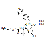 (2S,4R)-1-[(S)-2-[2-(2-Aminoethoxy)acetamido]-3,3-dimethylbutanoyl]-4-hydroxy-N-[4-(4-methylthiazol-5-yl)benzyl]pyrrolidine-2-carboxamide Dihydrochloride
