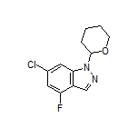 6-Chloro-4-fluoro-1-(tetrahydro-2H-pyran-2-yl)-1H-indazole