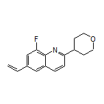 8-Fluoro-2-(tetrahydro-2H-pyran-4-yl)-6-vinylquinoline