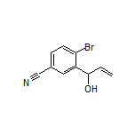 4-Bromo-3-(1-hydroxyallyl)benzonitrile