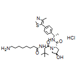 (2S,4R)-1-[(S)-2-(8-Aminooctanamido)-3,3-dimethylbutanoyl]-4-hydroxy-N-[(S)-1-[4-(4-methylthiazol-5-yl)phenyl]ethyl]pyrrolidine-2-carboxamide Hydrochloride