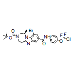 (R)-10-Bromo-3-Boc-N-[4-(chlorodifluoromethoxy)phenyl]-1-methyl-2,3,4,5-tetrahydro-1H-benzo[4,5]imidazo[1,2-d][1,4]diazepine-8-carboxamide