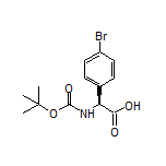 (S)-2-(Boc-amino)-2-(4-bromophenyl)acetic Acid
