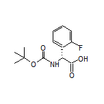 (R)-2-(Boc-amino)-2-(2-fluorophenyl)acetic Acid