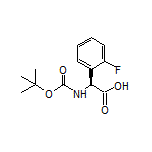 (S)-2-(Boc-amino)-2-(2-fluorophenyl)acetic Acid