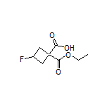 1-(Ethoxycarbonyl)-3-fluorocyclobutanecarboxylic Acid