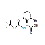 (S)-2-(Boc-amino)-2-(2-bromophenyl)acetic Acid