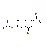 Methyl 6-(Difluoromethoxy)-4-oxo-1,2,3,4-tetrahydronaphthalene-2-carboxylate