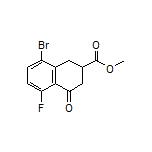 Methyl 8-Bromo-5-fluoro-4-oxo-1,2,3,4-tetrahydronaphthalene-2-carboxylate