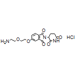 5-[2-(2-Aminoethoxy)ethoxy]-2-(2,6-dioxopiperidin-3-yl)isoindoline-1,3-dione Hydrochloride