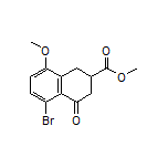 Methyl 5-Bromo-8-methoxy-4-oxo-1,2,3,4-tetrahydronaphthalene-2-carboxylate