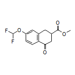 Methyl 7-(Difluoromethoxy)-4-oxo-1,2,3,4-tetrahydronaphthalene-2-carboxylate