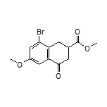 Methyl 8-Bromo-6-methoxy-4-oxo-1,2,3,4-tetrahydronaphthalene-2-carboxylate