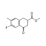 Methyl 6-Fluoro-7-methyl-4-oxo-1,2,3,4-tetrahydronaphthalene-2-carboxylate
