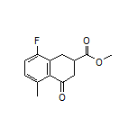 Methyl 8-Fluoro-5-methyl-4-oxo-1,2,3,4-tetrahydronaphthalene-2-carboxylate