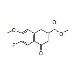 Methyl 6-Fluoro-7-methoxy-4-oxo-1,2,3,4-tetrahydronaphthalene-2-carboxylate