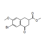 Methyl 6-Bromo-7-methoxy-4-oxo-1,2,3,4-tetrahydronaphthalene-2-carboxylate