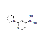 2-(Pyrrolidin-1-yl)pyridine-4-boronic Acid