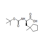 (R)-2-(Boc-amino)-3-(1-methylcyclopentyl)propanoic Acid