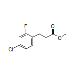 Methyl 3-(4-Chloro-2-fluorophenyl)propanoate