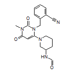 N-[1-[3-(2-Cyanobenzyl)-1-methyl-2,6-dioxo-1,2,3,6-tetrahydropyrimidin-4-yl]piperidin-3-yl]formamide