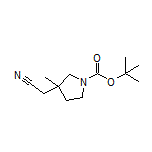 2-(1-Boc-3-methylpyrrolidin-3-yl)acetonitrile