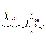 2-[Boc-[2-(2,3-dichlorophenoxy)ethyl]amino]acetic Acid
