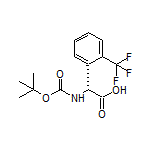 (R)-2-(Boc-amino)-2-[2-(trifluoromethyl)phenyl]acetic Acid