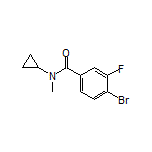 4-Bromo-N-cyclopropyl-3-fluoro-N-methylbenzamide