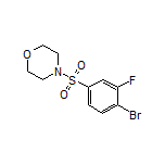 4-[(4-Bromo-3-fluorophenyl)sulfonyl]morpholine