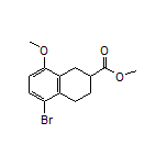 Methyl 5-Bromo-8-methoxy-1,2,3,4-tetrahydronaphthalene-2-carboxylate
